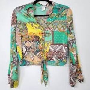 Rachel Zoe Multicolor Patterned Blouse